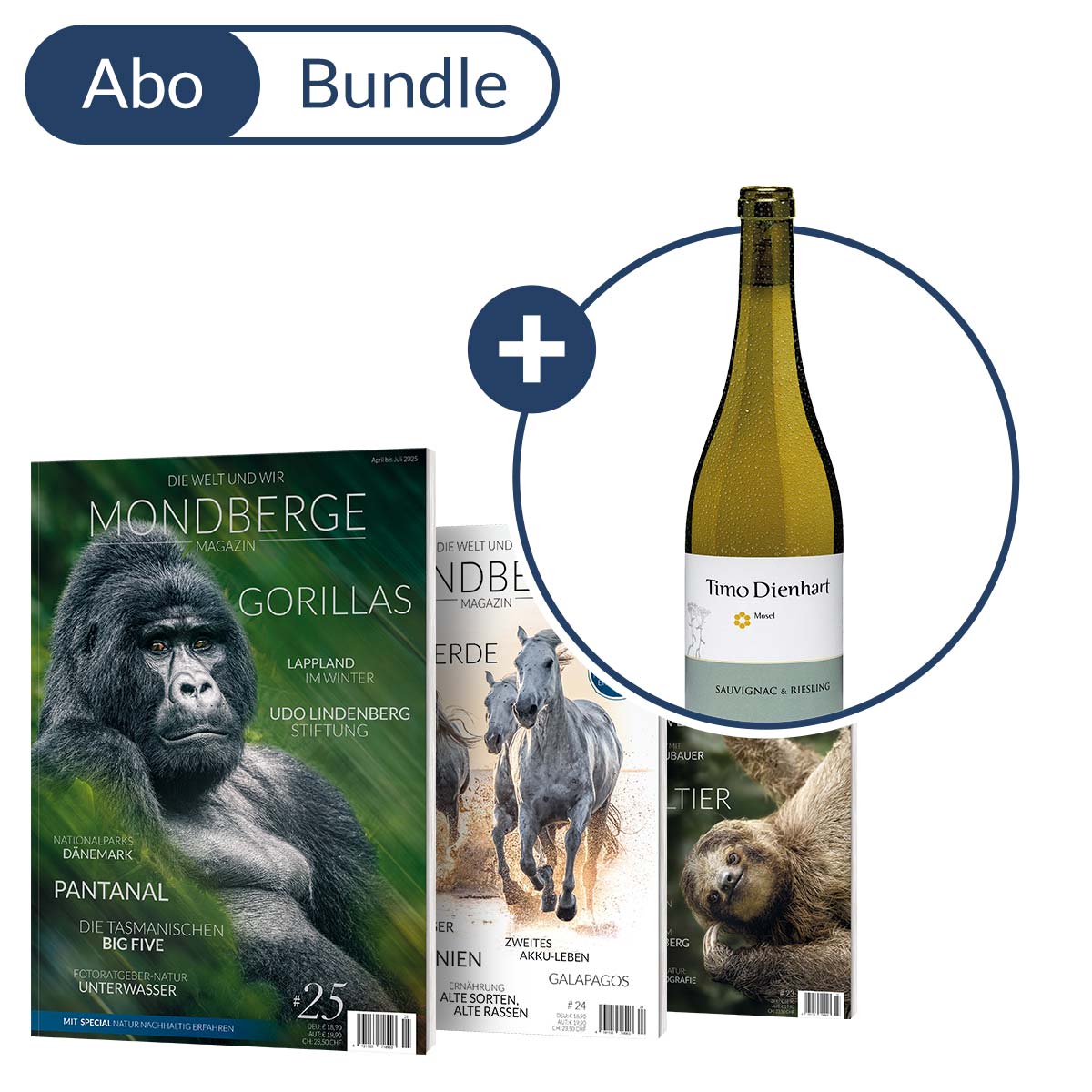 Abonnement MONDBERGE-Magazin im Bundle mit "Timo Dienhart Sauvignac & Riesling"