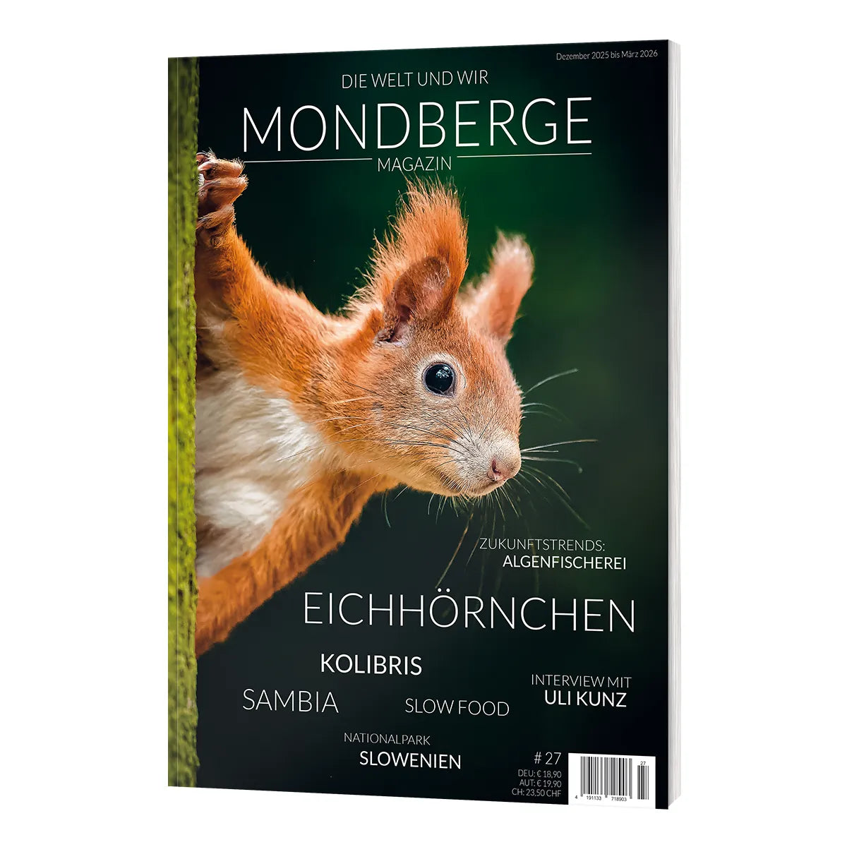 Vorbestellen: MONDBERGE Magazin - Ausgabe 27 (Eichhörnchen) (erscheint im Dezember '25)