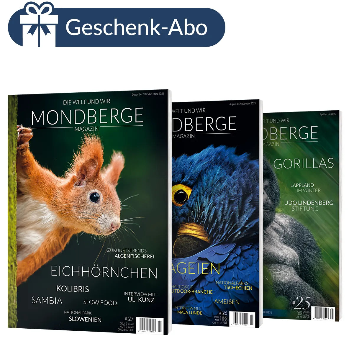 Geschenkabo MONDBERGE-Magazin