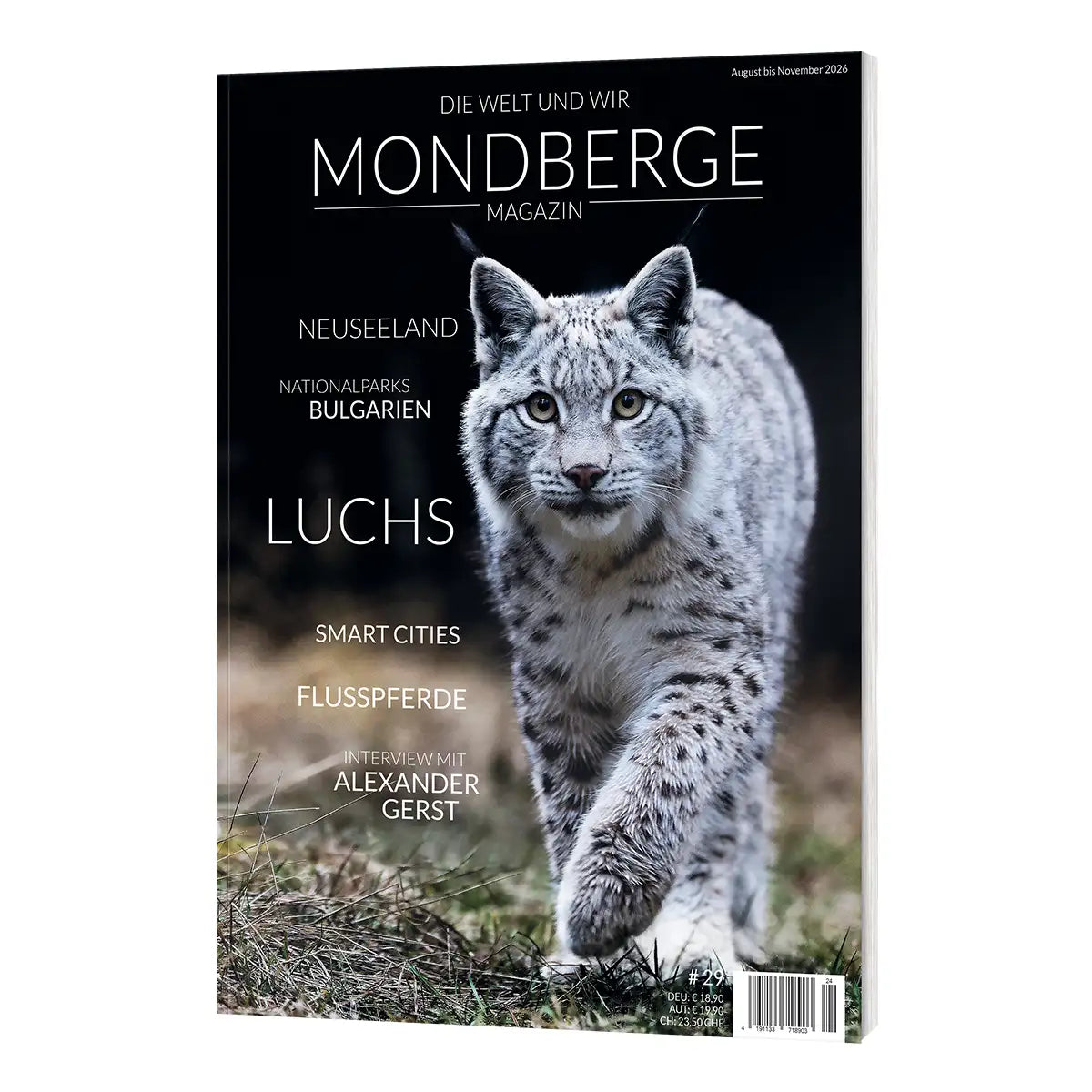 Vorbestellen: MONDBERGE Magazin - Ausgabe 29 (Luchs) (erscheint im August '26)