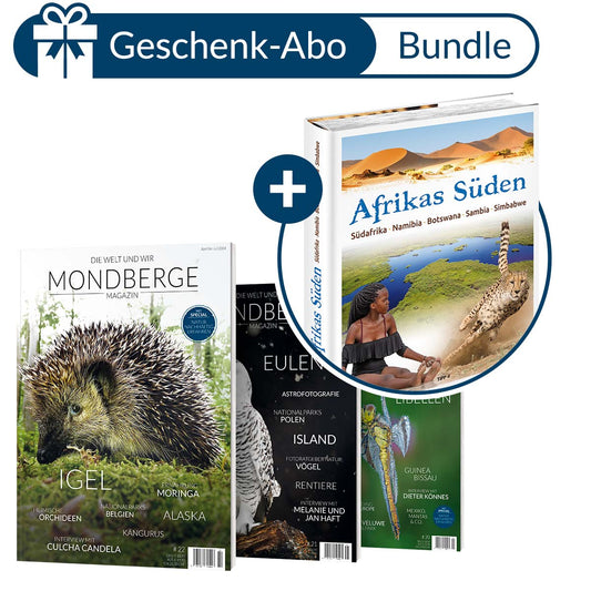 Geschenkabo MONDBERGE-Magazin im Bundle mit "Bildband Afrikas Süden"