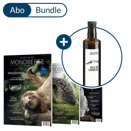 Abonnement MONDBERGE-Magazin im Bundle mit "Vale de Camelos Azeite de Oliva 50 cl"