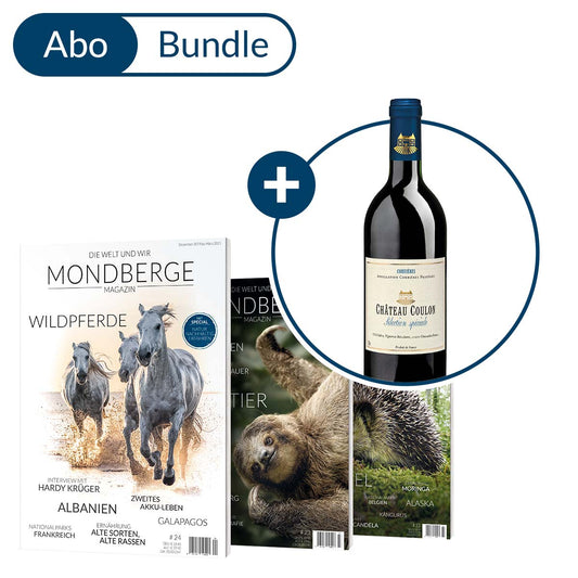 Abonnement MONDBERGE-Magazin im Bundle mit "Château Coulon Sélection spéciale"