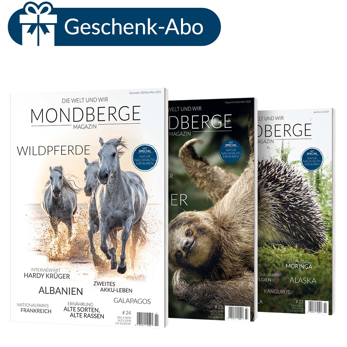 Geschenkabo MONDBERGE-Magazin