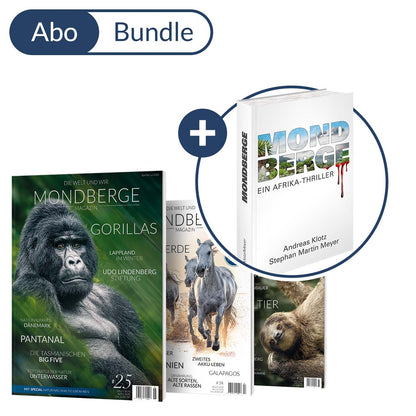 Abonnement MONDBERGE-Magazin im Bundle mit "Afrika-Thriller Mondberge"
