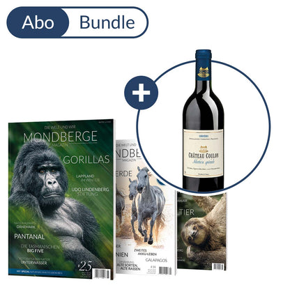 Abonnement MONDBERGE-Magazin im Bundle mit "Château Coulon Sélection spéciale"