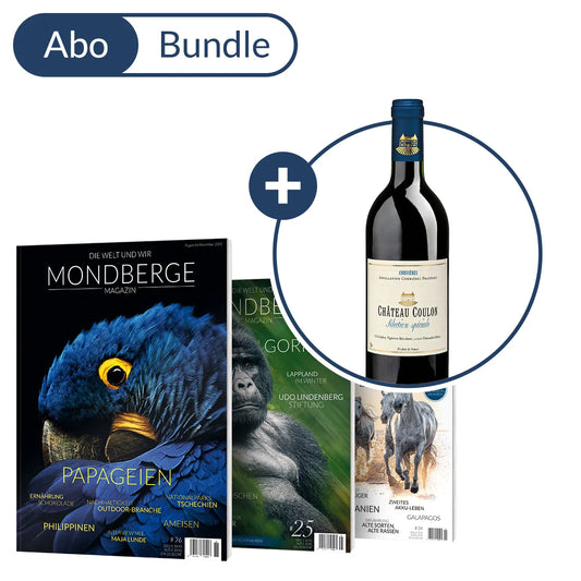 Abonnement MONDBERGE-Magazin im Bundle mit "Château Coulon Sélection spéciale"