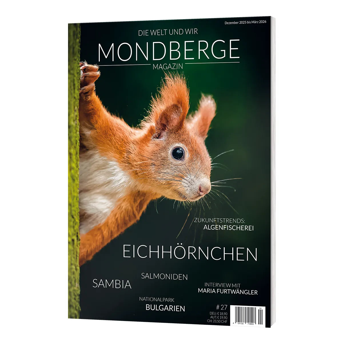 Vorbestellen: MONDBERGE Magazin - Ausgabe 27 (Eichhörnchen) (erscheint im Dezember '25)