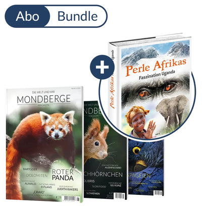 Abonnement MONDBERGE-Magazin im Bundle mit "Bildband Perle Afrikas"