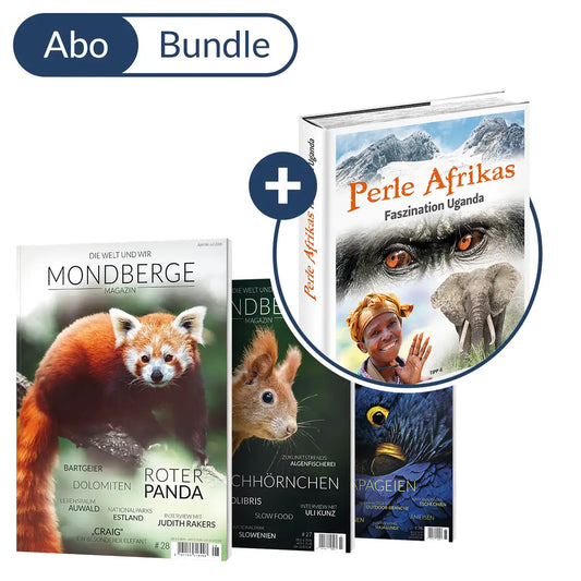 Abonnement MONDBERGE-Magazin im Bundle mit "Bildband Perle Afrikas"