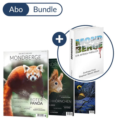 Abonnement MONDBERGE-Magazin im Bundle mit "Afrika-Thriller Mondberge"