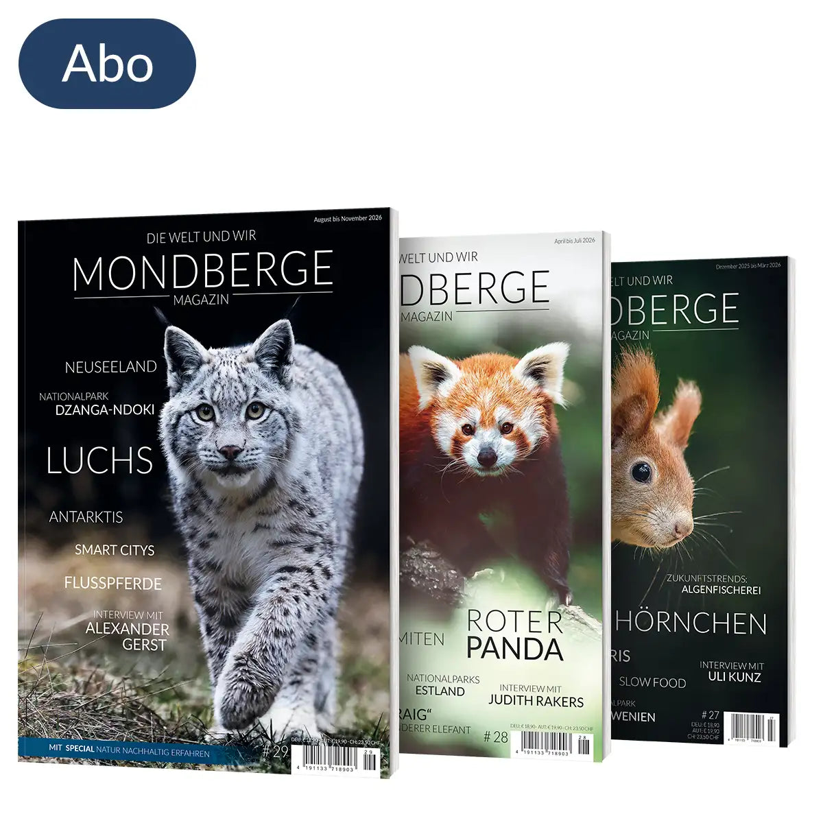 Abonnement MONDBERGE-Magazin