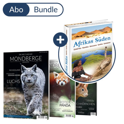 Abonnement MONDBERGE-Magazin im Bundle mit "Bildband Afrikas Süden"