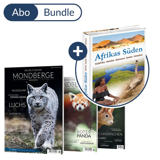 Abonnement MONDBERGE-Magazin im Bundle mit "Bildband Afrikas Süden"