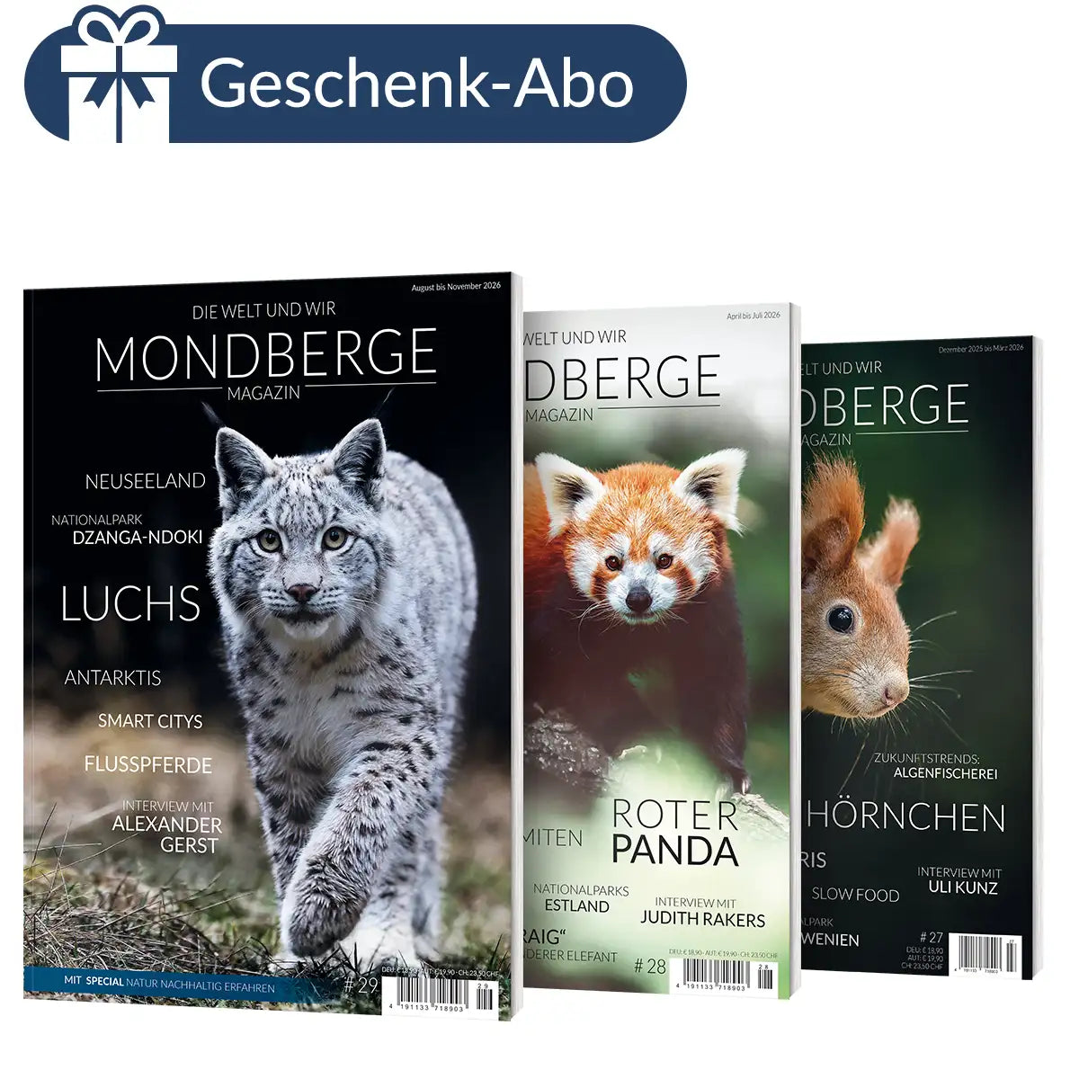 Geschenkabo MONDBERGE-Magazin